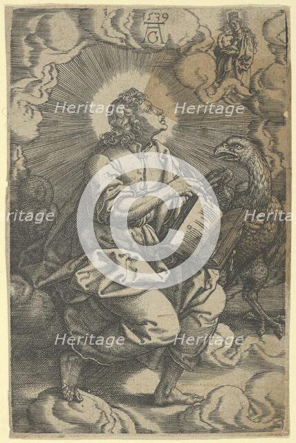 Saint John, from The Four Evangelists, 1539. Creator: Heinrich Aldegrever.