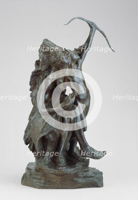 The Vow of Vengeance, 1894. Creator: Hermon Atkins MacNeil.