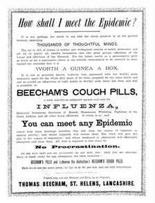 ''How shall I meet the Epidemic?', 1890. Creator: Unknown.