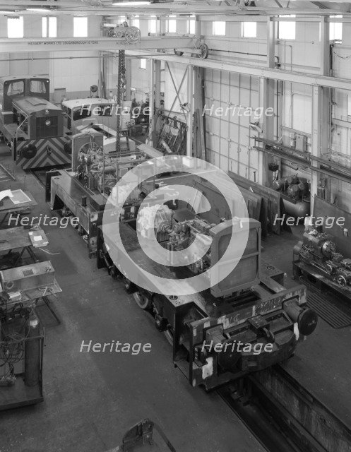 Locomotives being assembled at the Thomas Hill factory, Kilnhurst, South Yorkshire, c1960s. Artist: Michael Walters