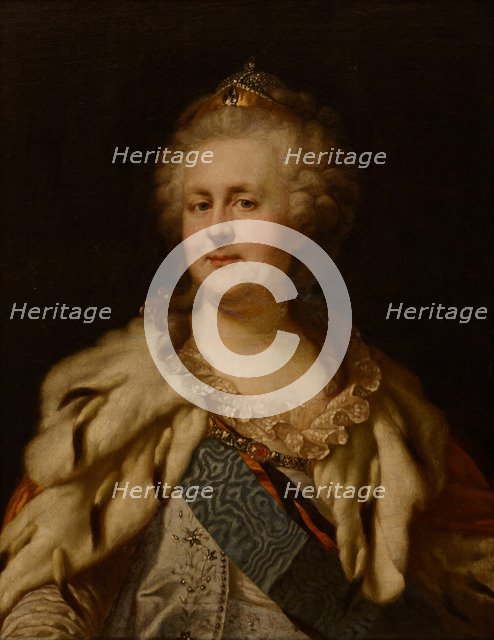 Portrait of Empress Catherine II (1729-1796), 1790s.