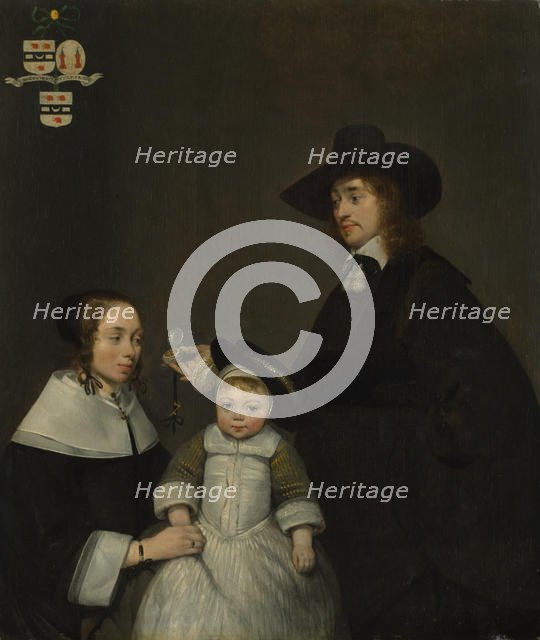 The Van Moerkerken Family, ca. 1653-54. Creator: Gerard Terborch II.
