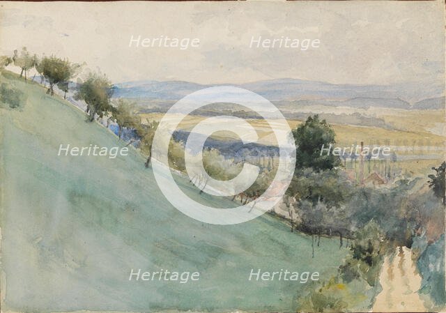 The hillside from Montbéliard, 1888. Creator: Albert Edelfelt.