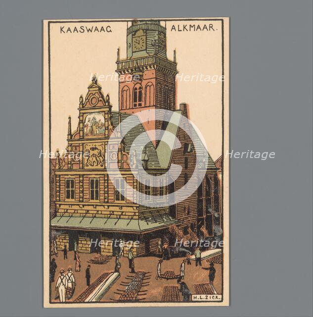 View of the Kaaswaag in Alkmaar, 1900-1925. Creator: Unknown.