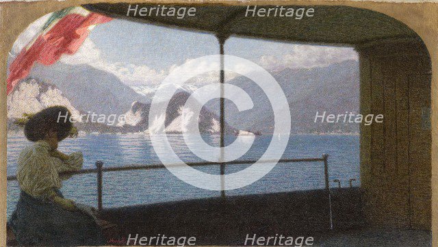 A Boat on Lake Maggiore, 1915.