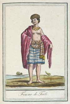 Costumes de Différents Pays, 'Femme de Taiti', c1797. Creators: Jacques Grasset de Saint-Sauveur, LF Labrousse.