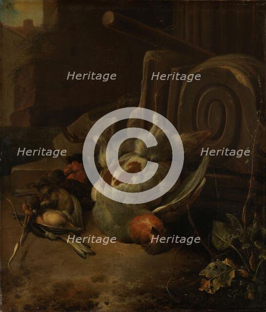 Dead Birds, c.1660-c.1665. Creator: Melchior d'Hondecoeter.