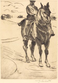 Reiter II (Horseman II), 1916. Creator: Lovis Corinth.