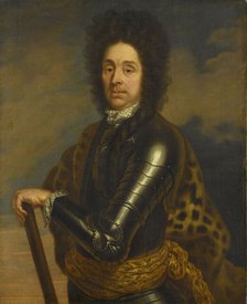 Portrait of Menno Baron van Coehoorn (1641-1704). General in the Artillery and Fortifications Engine Creator: Unknown.