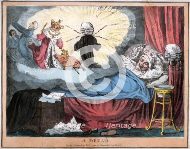 'A Dream', 1829. Artist: Unknown