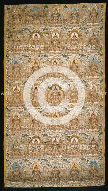 Thanka (Religious Picture), China, 18th century, Qing dynasty(1644-1911). Creator: Unknown.