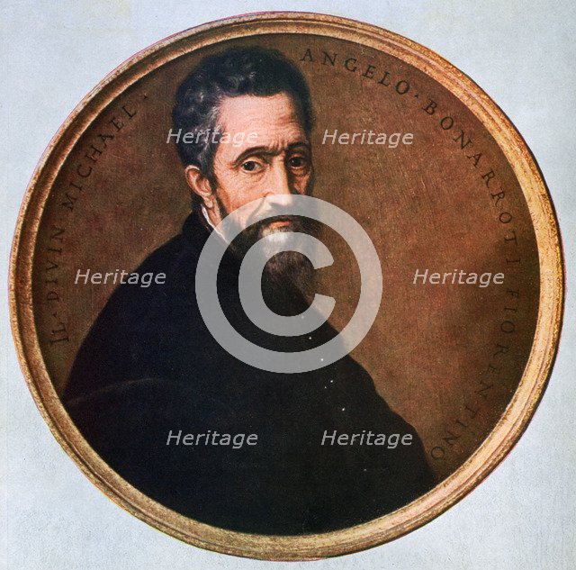 Michelangelo Buonarroti, Italian Renaissance artist, (1941). Artist: Unknown