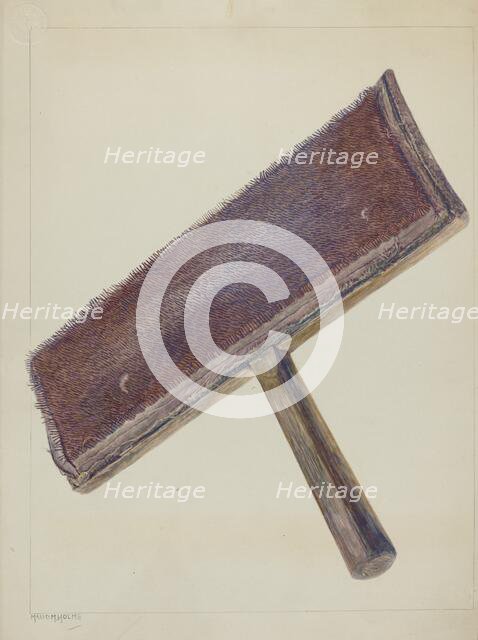 Card for Spinning Wheel, c. 1938. Creator: Maud M Holme.