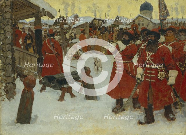 The Streltsy, 1907. Artist: Ivanov, Sergei Vasilyevich (1864-1910)