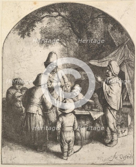 The Quack, 1610-85. Creator: Adriaen van Ostade.