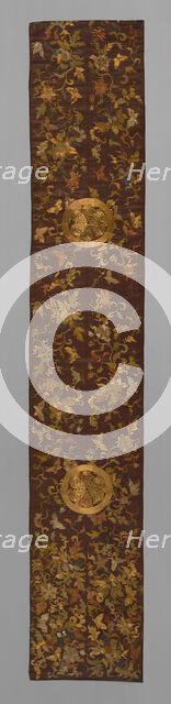 Mizuhiki (Temple Banner), Japan, Edo period (1615-1868), 1668/1703. Creator: Unknown.