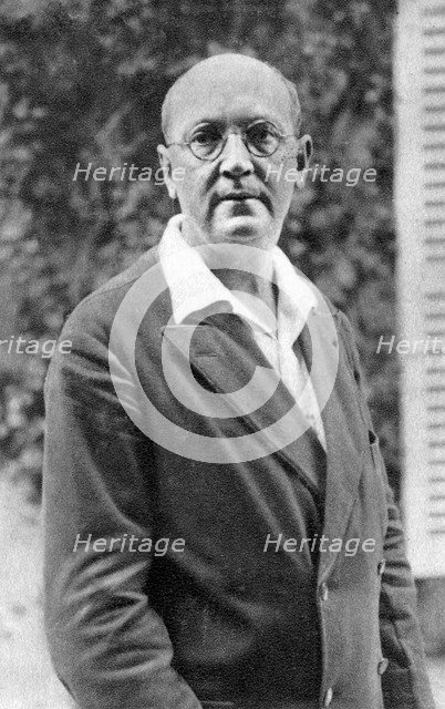 Georges Duhamel, French author, 1935. Artist: Unknown