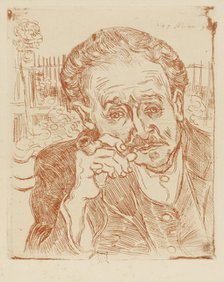 L'Homme à la pipe (Portrait of Dr. Gachet), 1890.