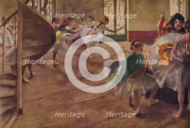 'La Repetition', c1874 (1935). Artist: Edgar Degas.