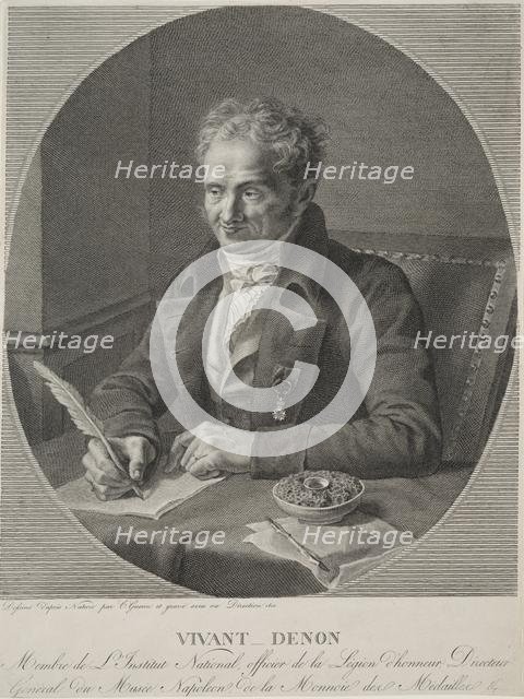 Dominique Vivant-Denon, 1810. Creator: Christophe Guerin (French, 1758-1831).