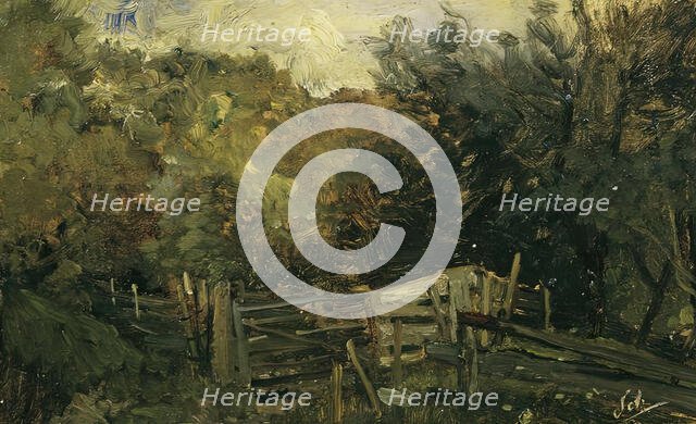 Natural study from Goisern, c1883. Creator: Emil Jakob Schindler.