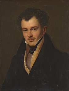 Portrait of Mikhail Matveevich Cherkasov, c. 1827. Creator: Kiprensky, Orest Adamovich (1782-1836).
