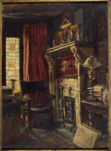Anatole France's Salon, Villa Said (1906), 1906. Creator: Pierre Calmettes.