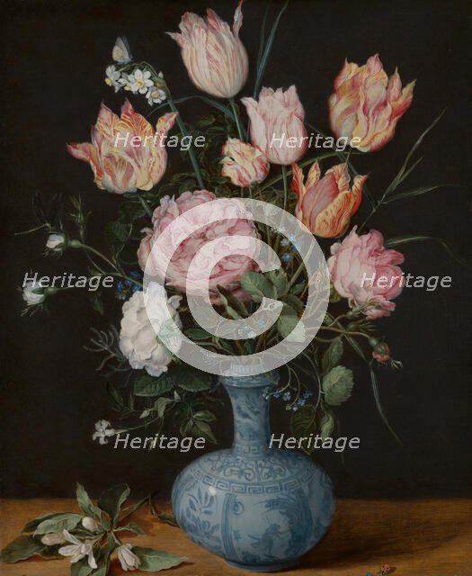 Flowers in a Wan-Li Vase, c1610-1615. Creator: Jan Brueghel the Elder.