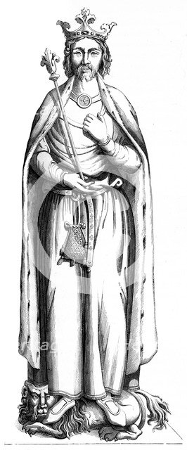 Charles the Simple (879-929), 16th century (1849). Artist: Unknown
