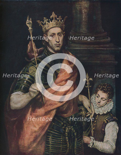 'Der Heilige Ludwig', (Saint Louis), c1585 - 1590, (1938). Artist: El Greco.