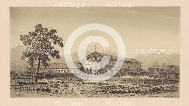 Mission San Antonio de Padua, 1883. Creator: Henry Chapman Ford.