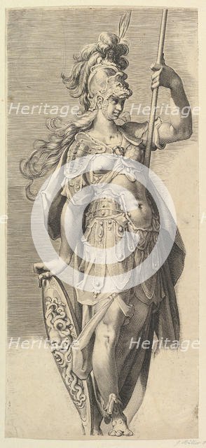 Minerva, ca. 1632. Creators: Bartholomeus Spranger, Jan Muller.