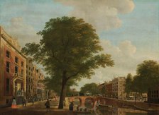 View of the Herengracht near the Leidsestraat, Amsterdam, 1774. Creator: Hendrick Keun.