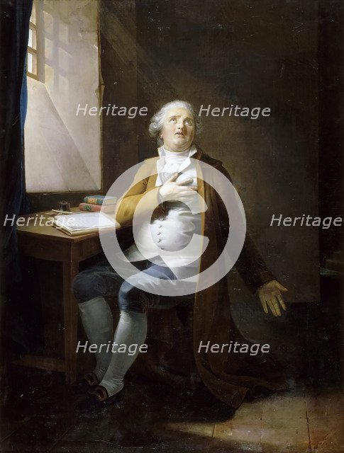 Louis XVI in the Temple. Artist: Danloux, Henri-Pierre (1753-1809)