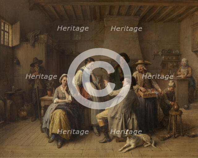 Courtesy, 1862. Creator: Jean-Baptiste Madou.