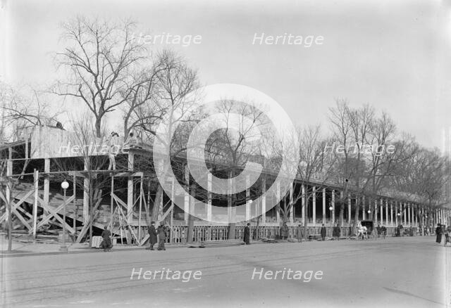 Inaugural Stands - Court of Honor Before White House, 1913. Creator: Harris & Ewing.