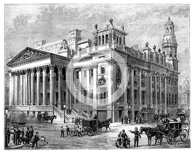 The Royal Exchange, Manchester. Artist: Unknown