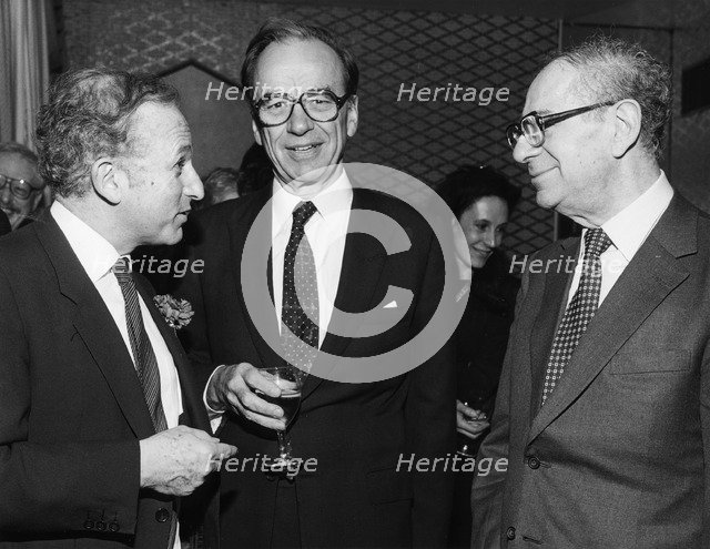 Rupert Murdoch (1931- ), Australian media mogul. Artist: Sidney Harris