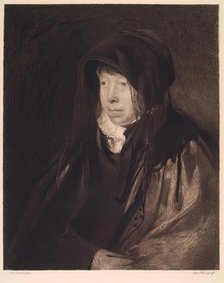 Portrait of the Artist's Mother, c1820s. Creators: Andrew Geddes, William Brassey Hole.