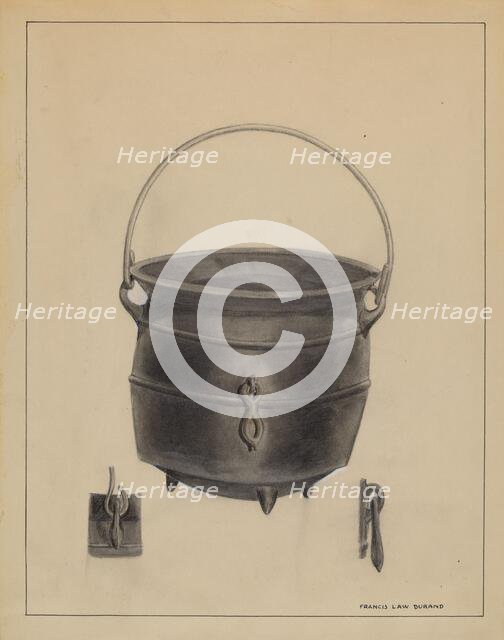 Soup Pot, c. 1936. Creator: Francis Law Durand.