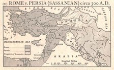 'Rome v. Persia (Sassanian), circa 300 A.D.', c1915.  Creator: Emery Walker Ltd.
