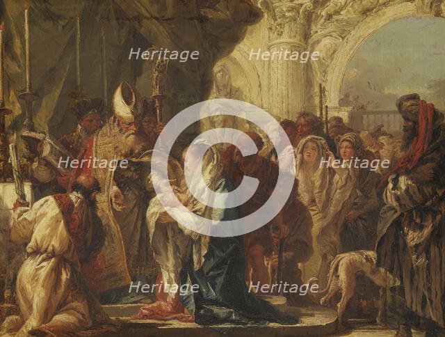 The Presentation in the Temple, late 18th century. Creator: Giovanni Domenico Tiepolo.