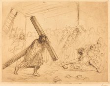 Christ Carrying the Cross (fourth plate), 1910. Creator: Jean Louis Forain.