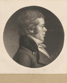 Unidentified Man, 1798-1803. Creator: Charles Balthazar Julien Févret de Saint-Mémin.