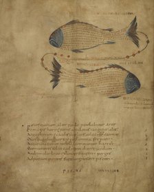 Illustration of the constellation Pisces, c820-840.  Creator: Unknown.