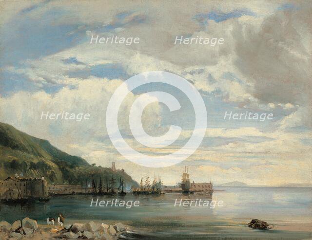 On the Bay of Naples, c. 1830. Creator: Léon-François-Antoine Fleury.