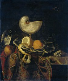 Still Life with Nautilus Cup, 1648-1688. Creator: Frans Sant-Acker.