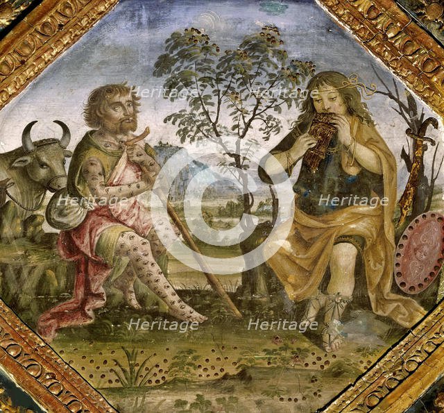 Mercury, Argus and Io, 1492-1494. Creator: Pinturicchio, Bernardino (1454-1513).