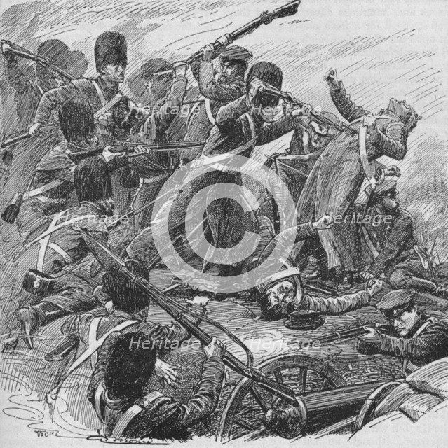 Once More The Guards Returned, And With Irresistible Energy Drove Them Out, 1902. Artist: Unknown.