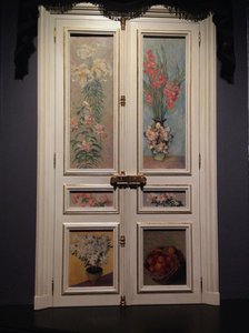 French Door, Paul Durand-Ruel's Grand salon at Rue de Rome, 1883.